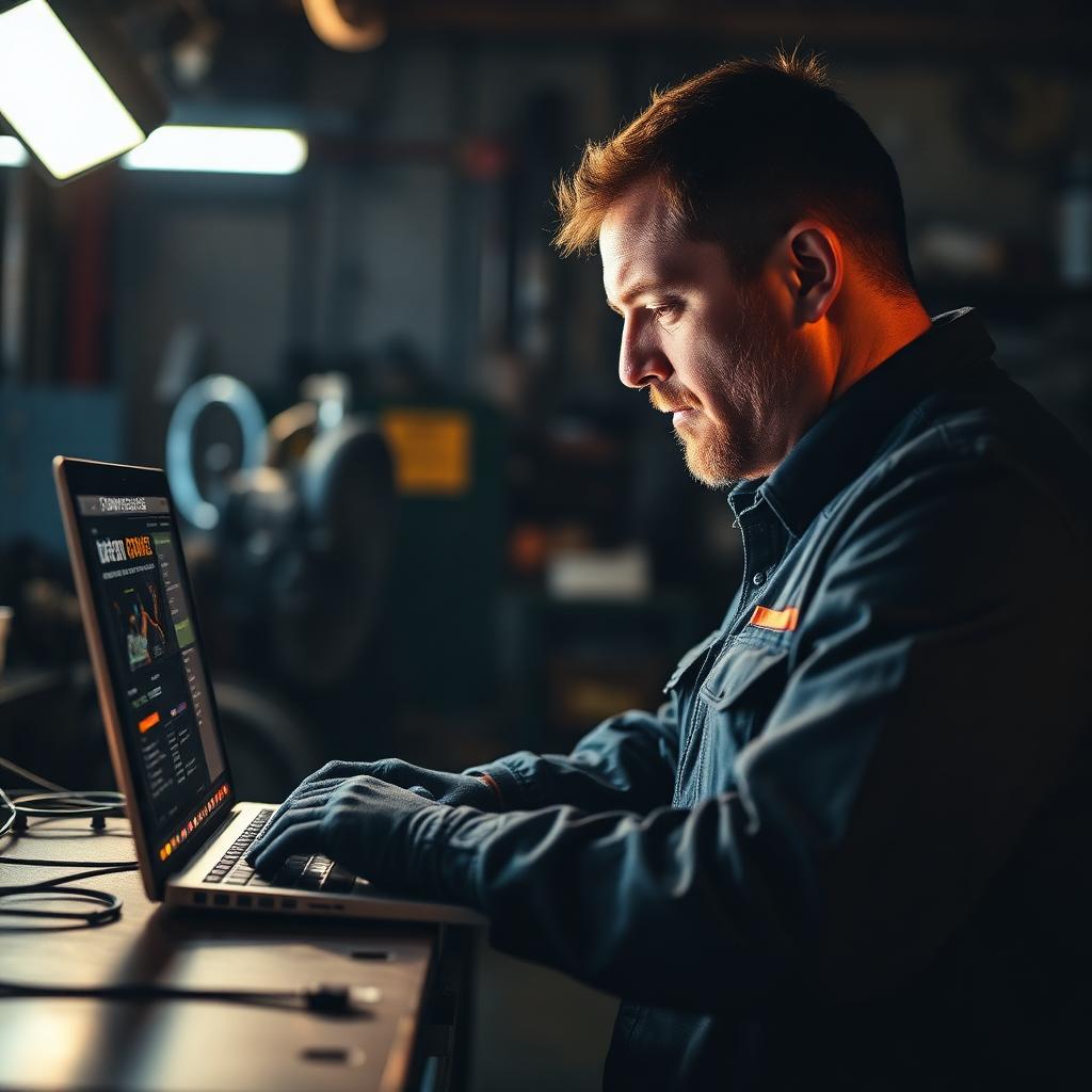 Diesel tuning on the laptop